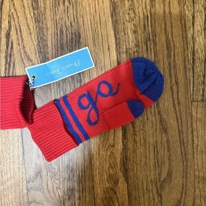 Draper James “Go Y’all” Mittens in Red & Blue